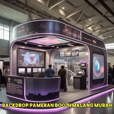 backdrop pameran booth malang murah